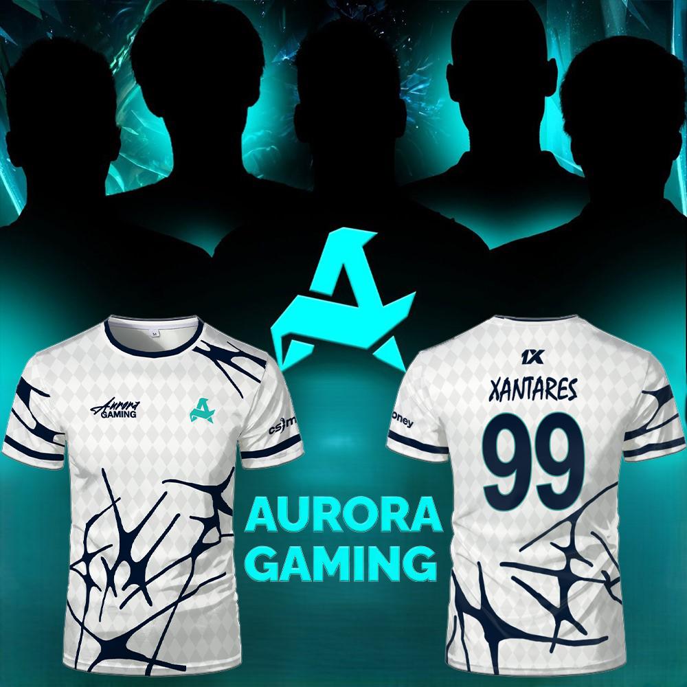 Esports Gaming T Shirt - Team Esports Aurora Gaming Jersey T-shirt
