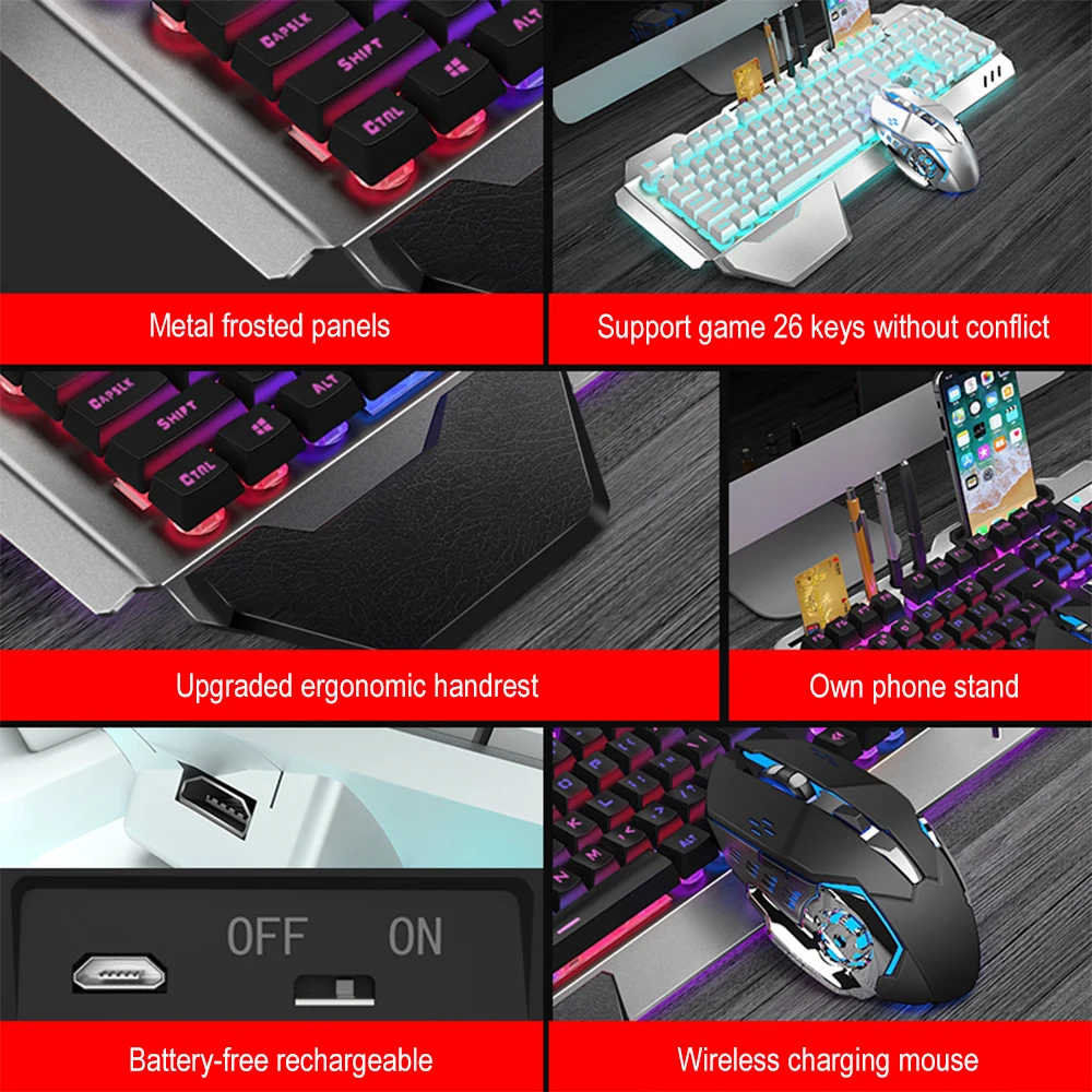 K680 ricaricabile 2.4G wireles - Esports Gaming Keyboard recensione e prezzo